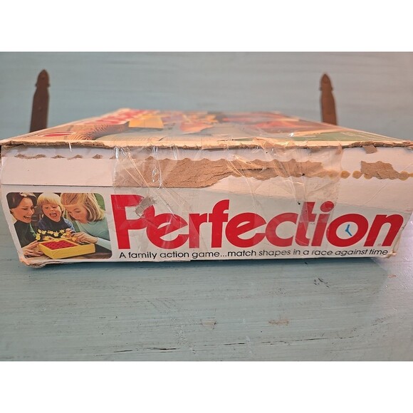 Vintage 1975 Lakeside’s Perfection Game #8370 Ages 5+ Vtg 70s Nostalgia Anxiety - Picture 5 of 12